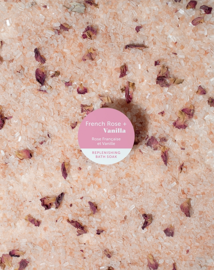 French Rose + Vanilla Bath Soak
