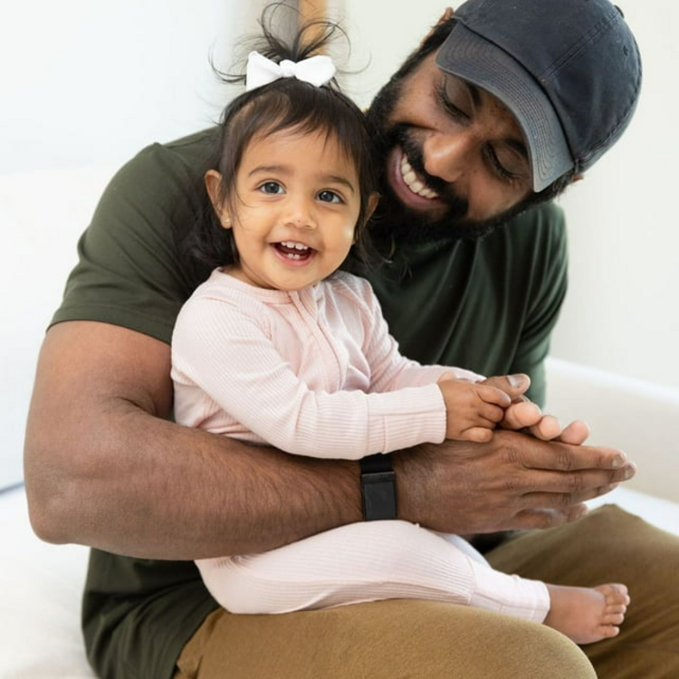 Rib Zip Fit & Beanie Set