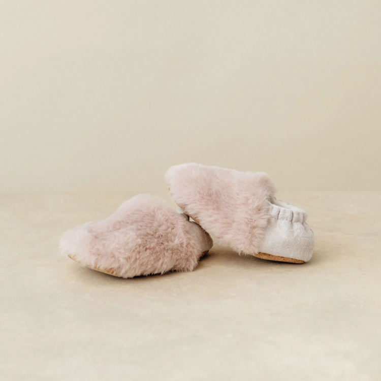 Lea Pink Baby Bear Slippers