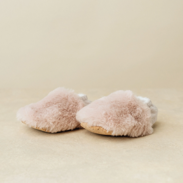 Lea Pink Baby Bear Slippers