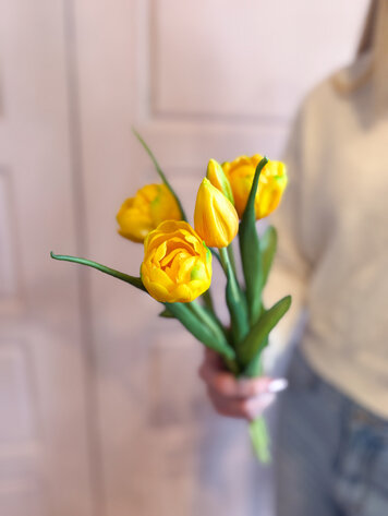 Fresh Touch Peony + Tulip Bundle Yellow