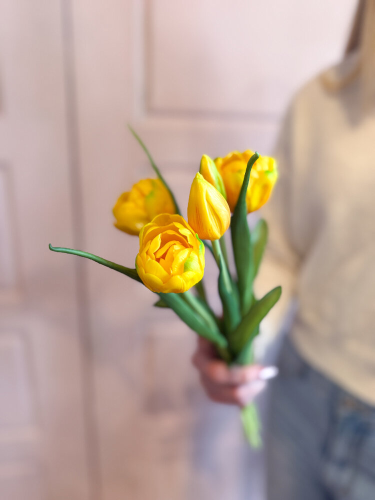 Fresh Touch Peony + Tulip Bundle Yellow