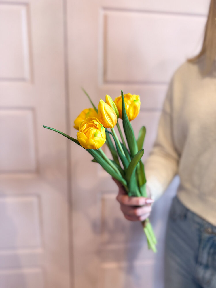 Fresh Touch Peony + Tulip Bundle Yellow