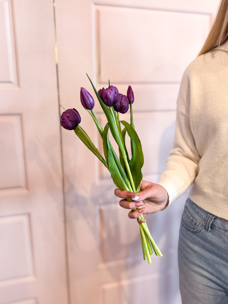 Fresh Touch Peony + Tulip Bundle Purple