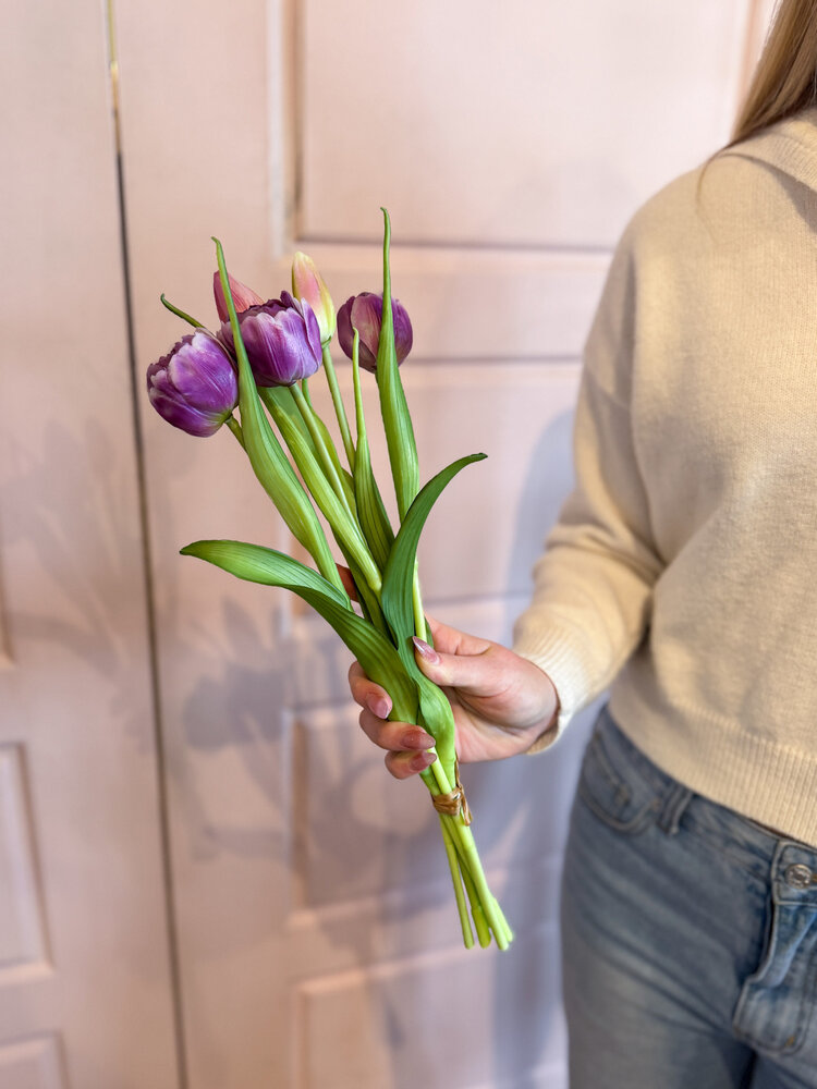 Fresh Touch Peony + Tulip Bundle Lavender