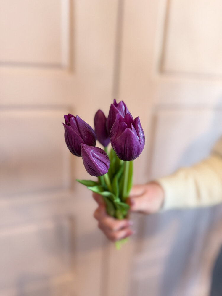 Fresh Touch Mini Tulip Bundle Purple