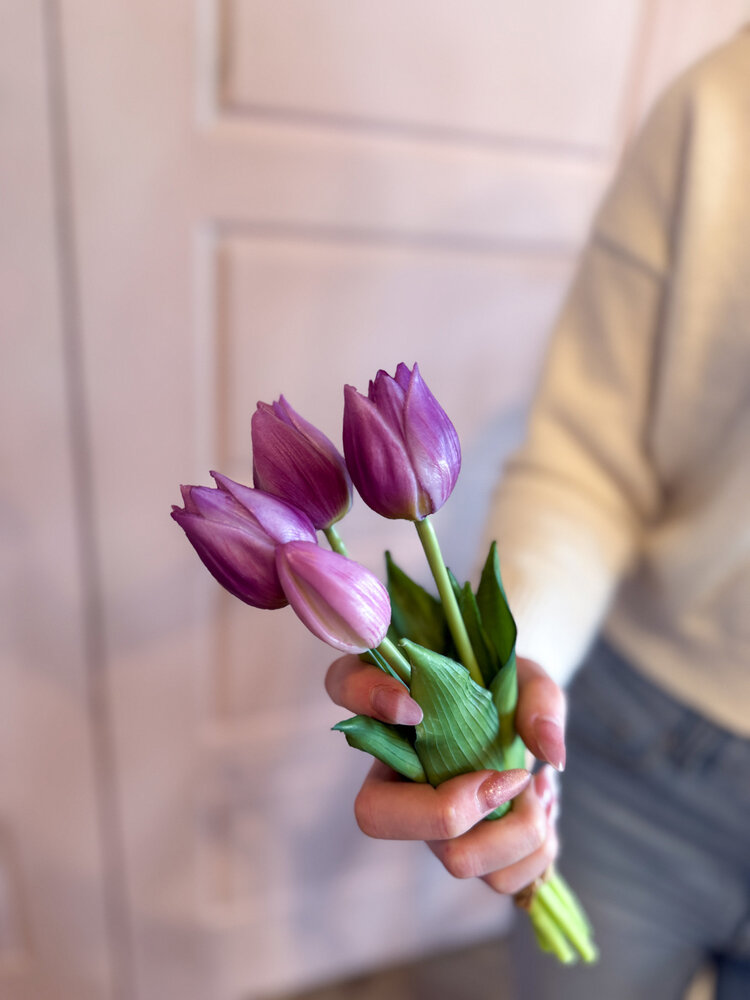 Fresh Touch Mini Tulip Bundle Lavender