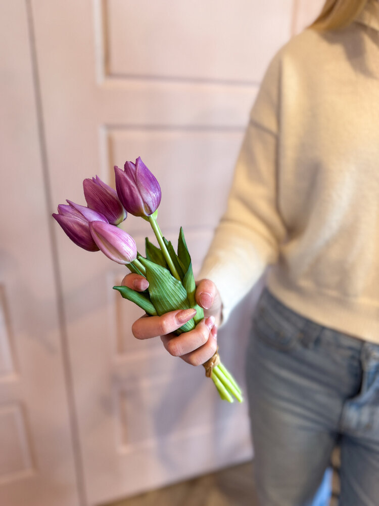 Fresh Touch Mini Tulip Bundle Lavender