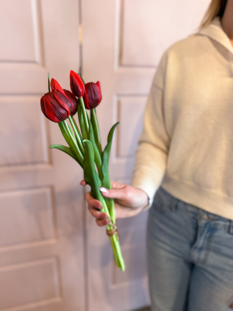 Fresh Touch Late Tulip Bundle Red