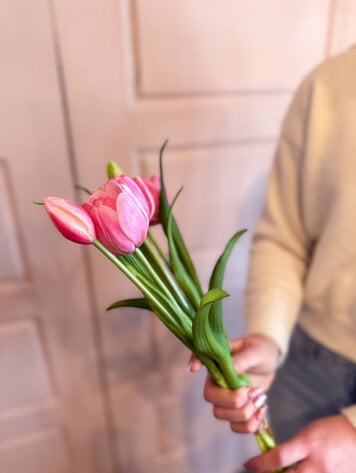 Fresh Touch Late Tulip Bundle Pink