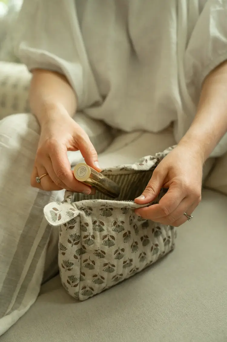 Kalyani Block Print Pouch