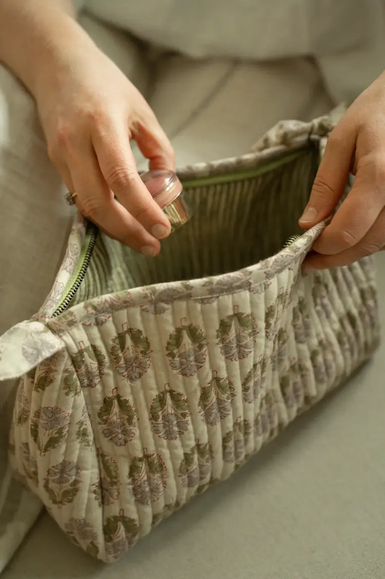 Nandini Block Print Pouch