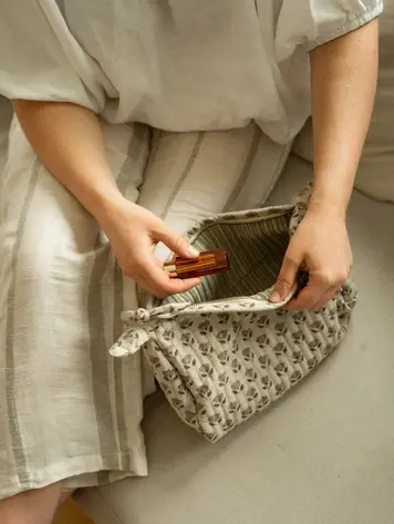 Monisha Block Print Pouch