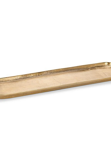 Large Gold Oval Tray