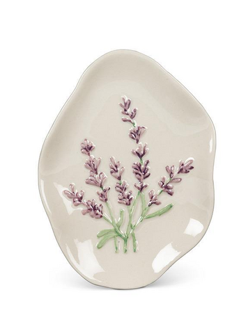 Purple Flower Organic Dish