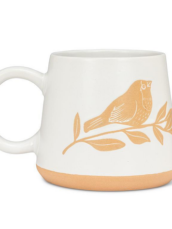 Oversized Mug Birds on Branch
