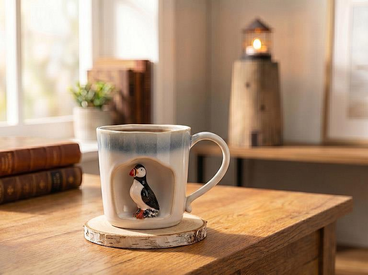 Puffin Ombre Mug