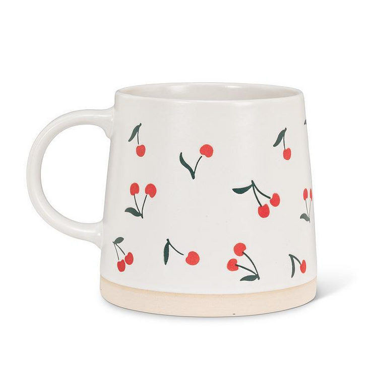 Wide Base Cherries Mug