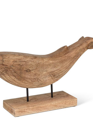 Whale Sculpture on Stand