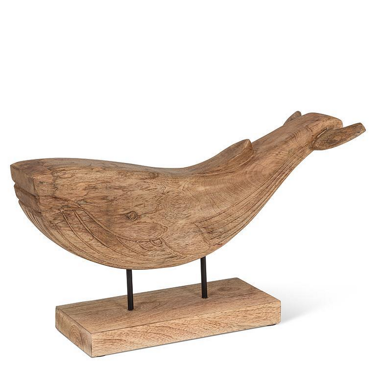Whale Sculpture on Stand