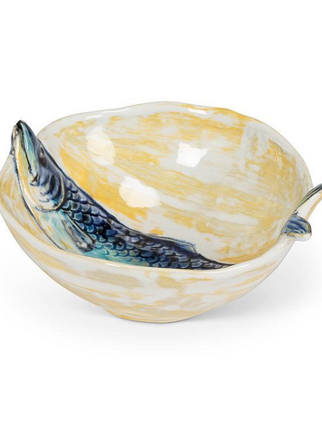 Round Slim Fish Small Bowl