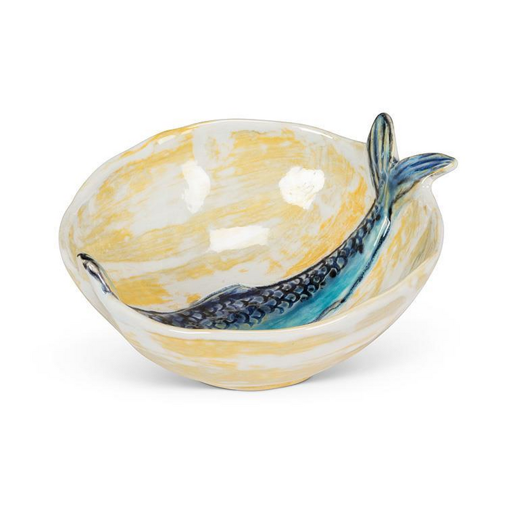 Round Slim Fish Small Bowl