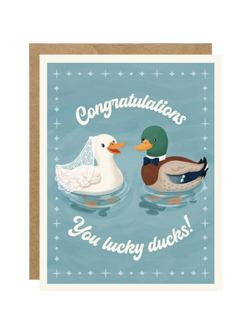 Congrats You Lucky Ducks Card