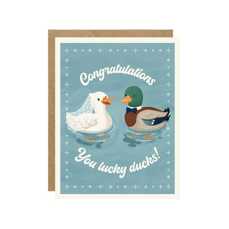 Congrats You Lucky Ducks Card