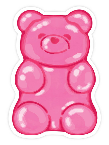 Pink Gummy Bear Sticker
