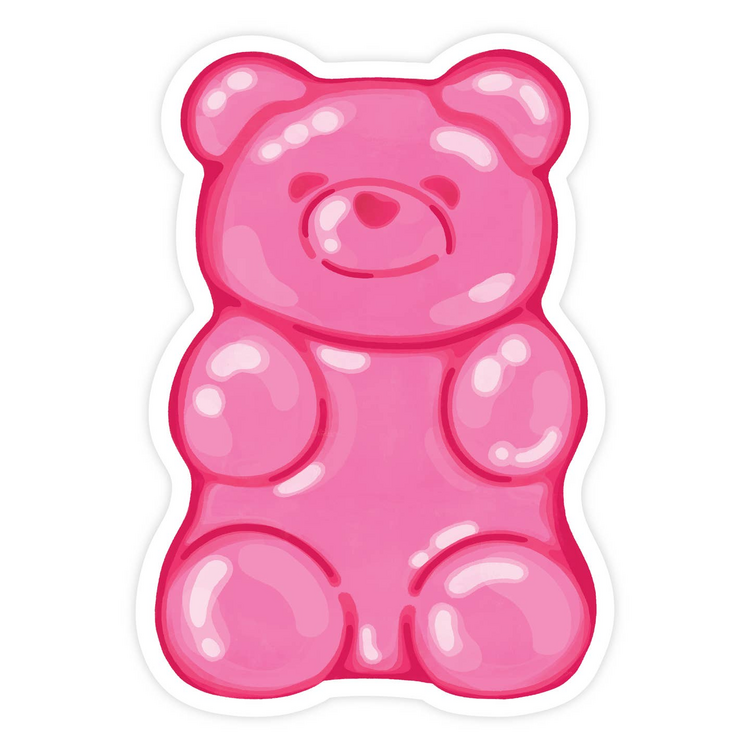 Pink Gummy Bear Sticker