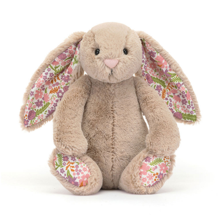 Jellycat Inc Little Blossom Beige Petal Bunny