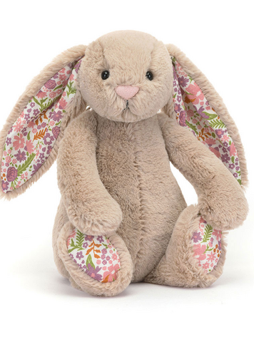 Jellycat Inc Little Blossom Beige Petal Bunny