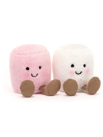 Jellycat Inc Amuseable Pink and White Marshmallows
