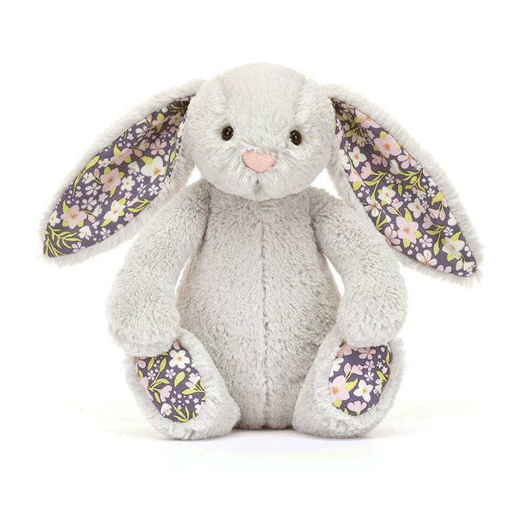 Jellycat Inc Little Blossom Silver Grey Bloom Bunny