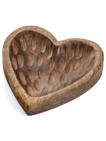 Mango Wood Heart Tray