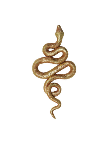 Gold Snake Wall Décor