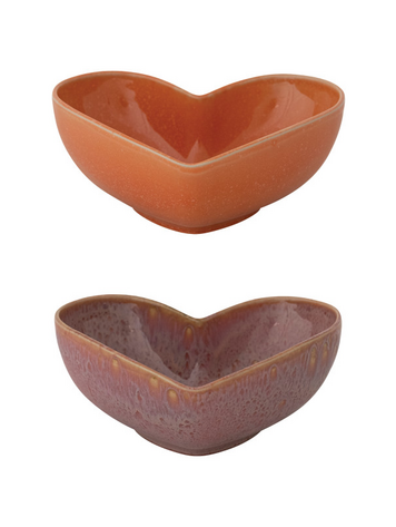 Stoneware Heart Bowl