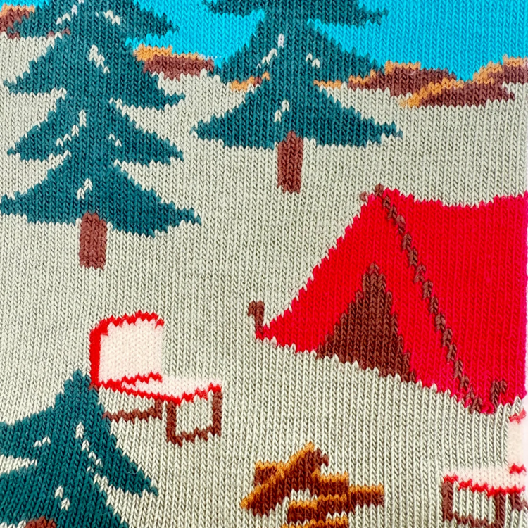 Friday Sock Co. Men's Canada Mountain Scene Socks