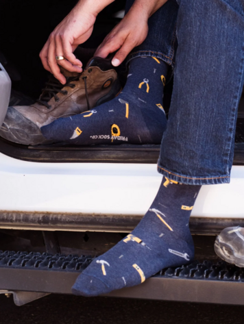Friday Sock Co. Men's Construction Socks