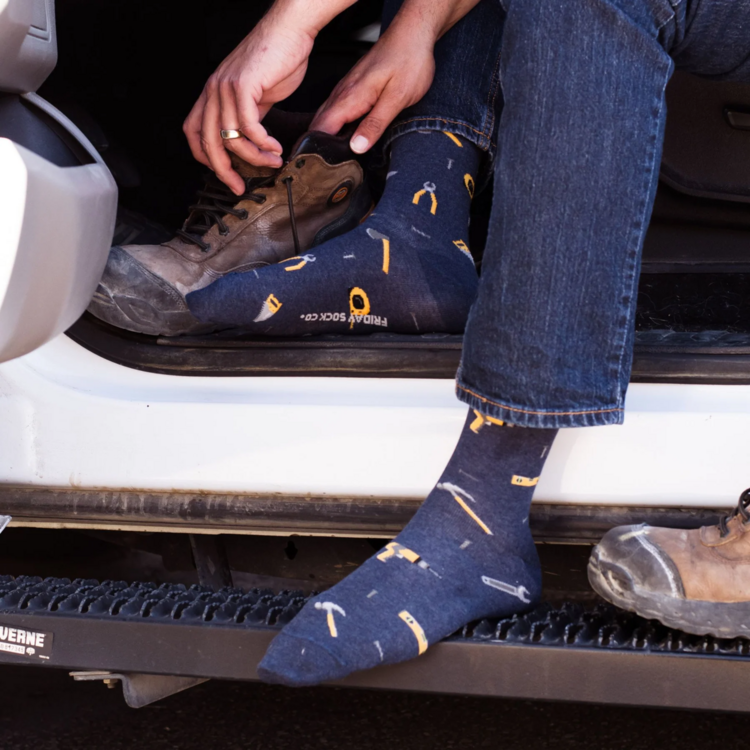 Friday Sock Co. Men's Construction Socks