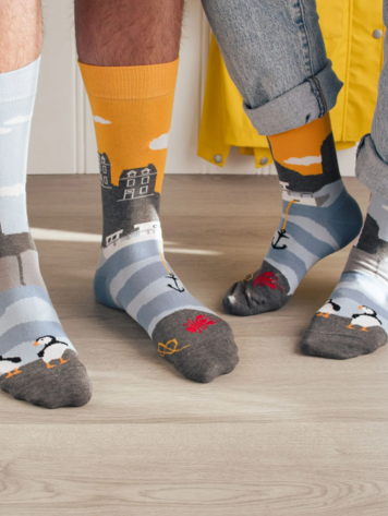 Friday Sock Co. Men's East Coast Canadian Landscape Socks