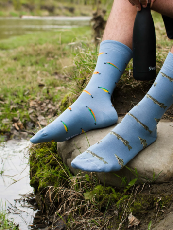 Friday Sock Co. Men's Fish & Fishing Lure Socks