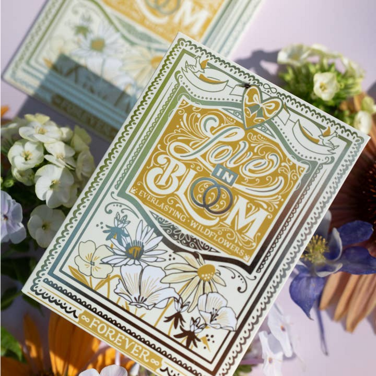 Love in Bloom Wildflowers (Forever) - Wedding Seed Packet