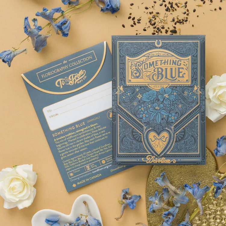 Something Blue Wildflowers (Devotion) - Wedding Seed Packet