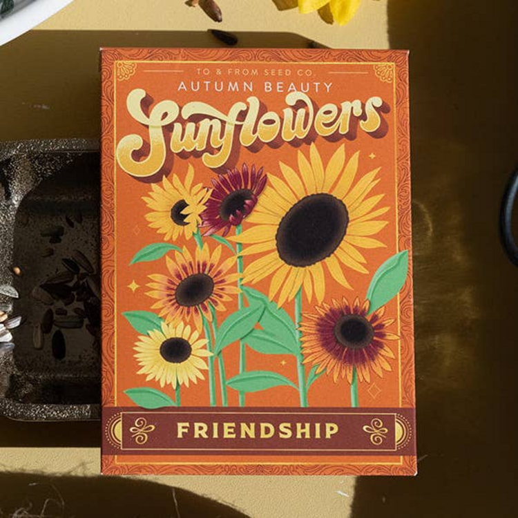 Sunflowers (Friendship) - Floriography Seed Packet