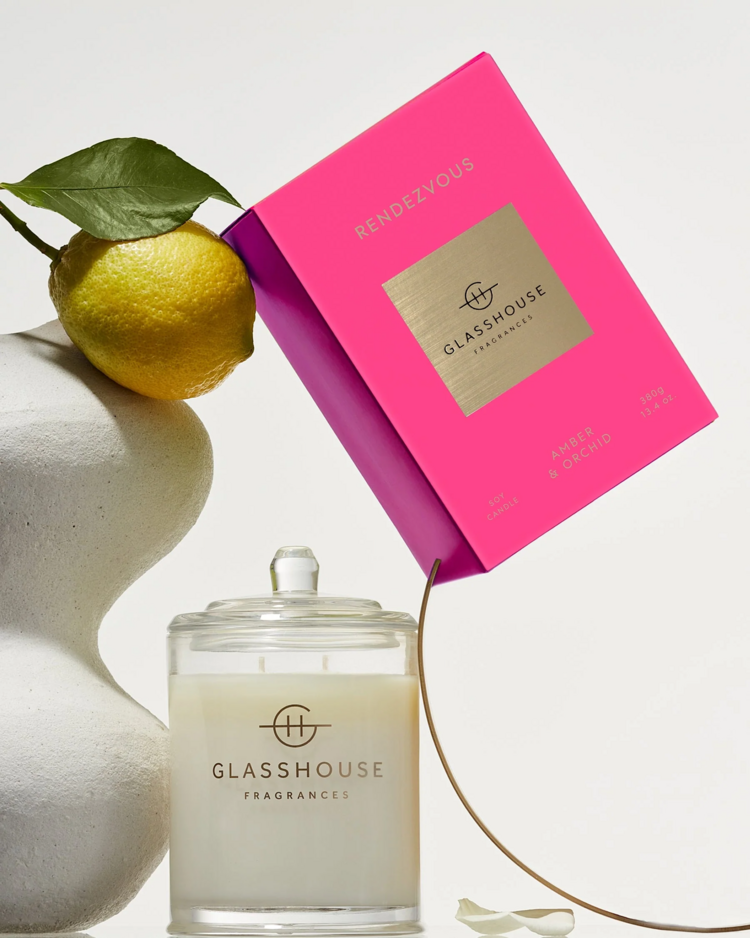 Glasshouse Fragrances Australia Rendezvous 13.4 oz. Candle