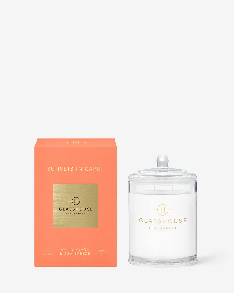 Glasshouse Fragrances Australia Sunsets in Capri 13.4 oz. Candle