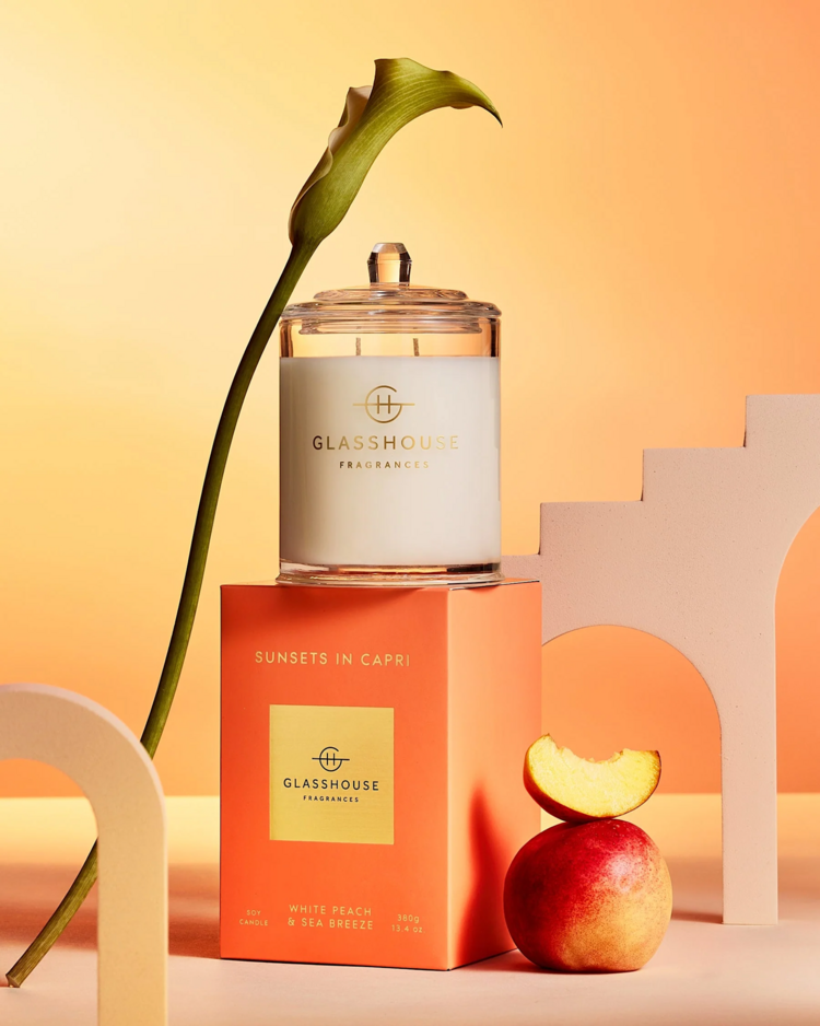 Glasshouse Fragrances Australia Sunsets in Capri 13.4 oz. Candle