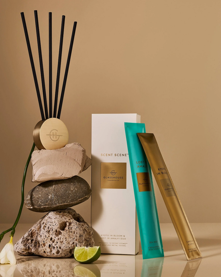 Glasshouse Fragrances Australia Lost in Amalfi & Kyoto in Bloom Scent Scene Duo