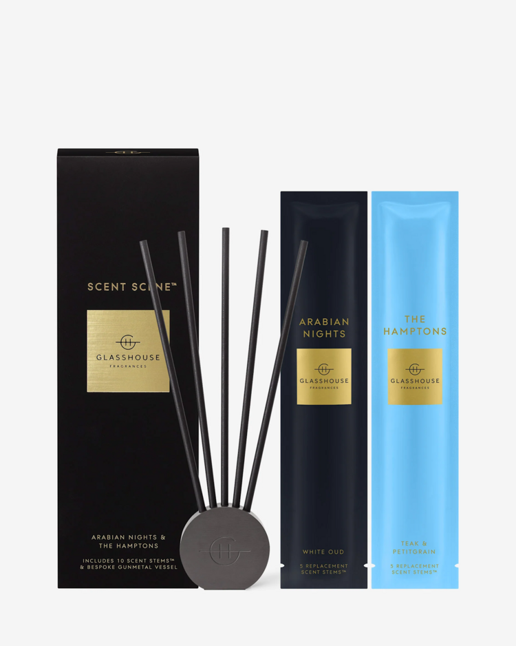 Glasshouse Fragrances Australia The Hamptons & Arabian Nights Scent Scene Duo